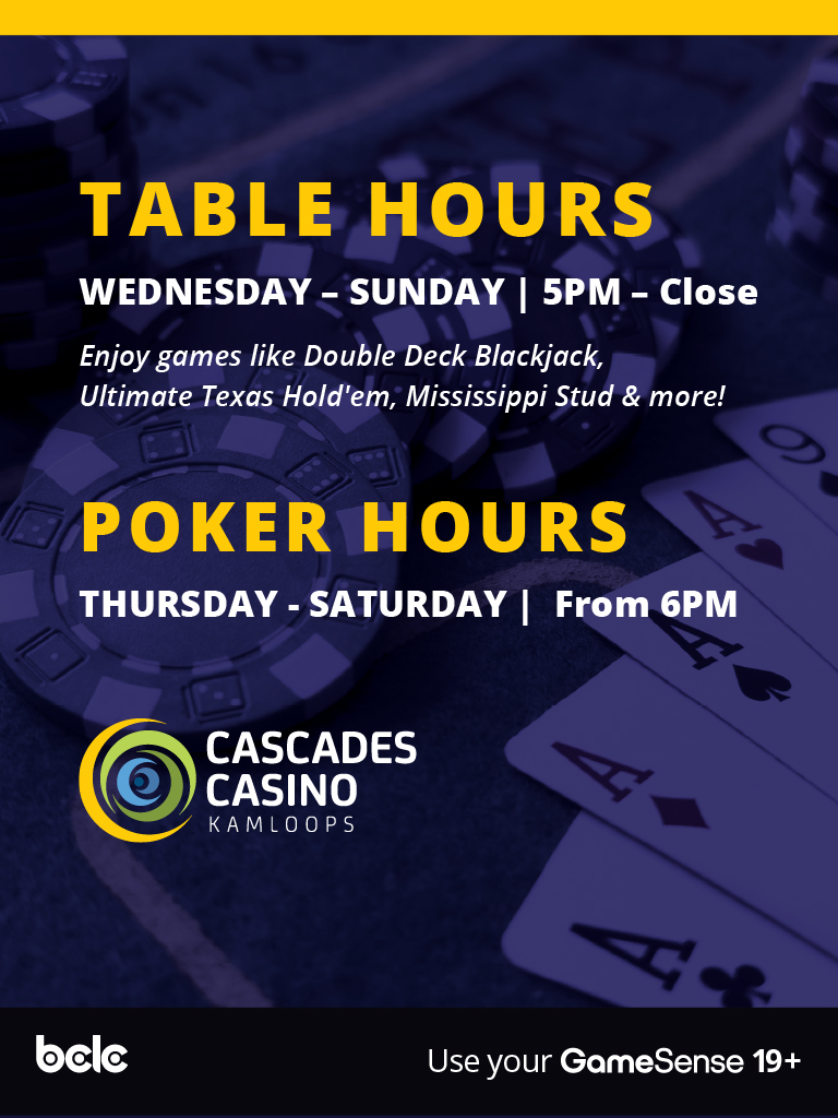 Table & Poker Hours